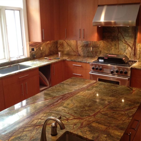 Exporter of Rainforest Green Marble