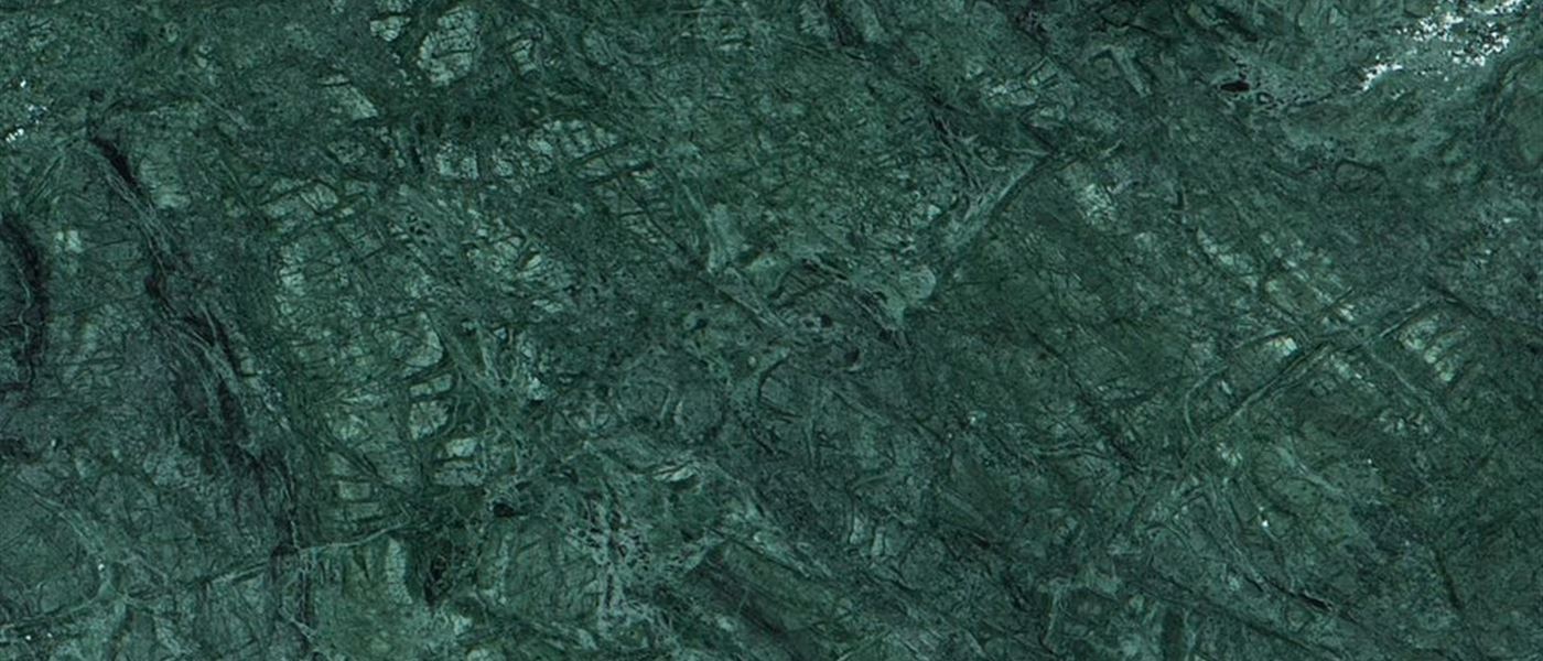 Green marble slabs in India