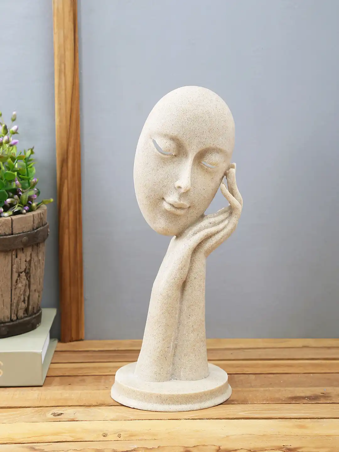Marble Face Bust Sculpture