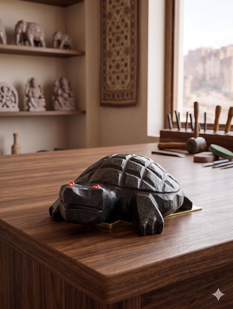 Marble Turtle Decorative Sculpture